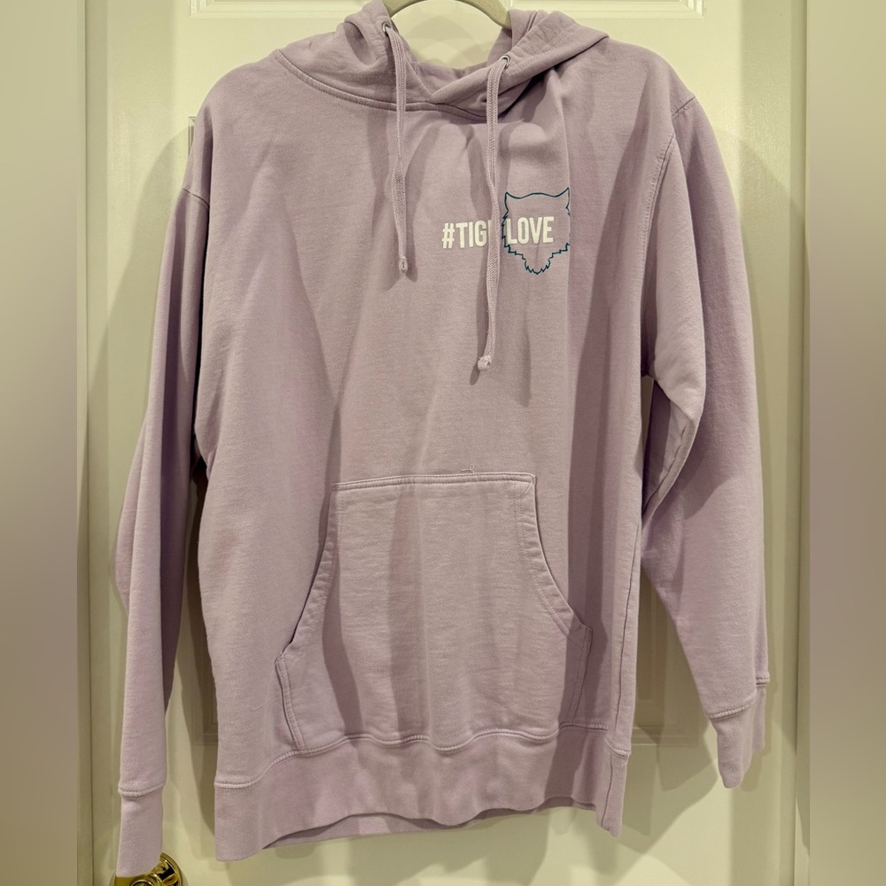 NWOT Tiger Friday light purple hoodie